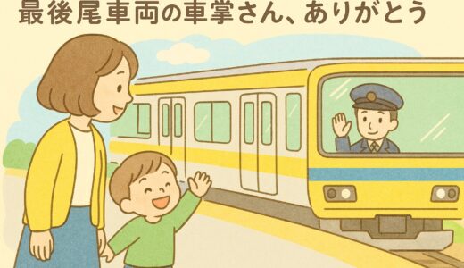 中央線・総武線の“最後尾車両の車掌さん”へ｜毎朝の手を振り返してくれる優しさが、子どもを変えている